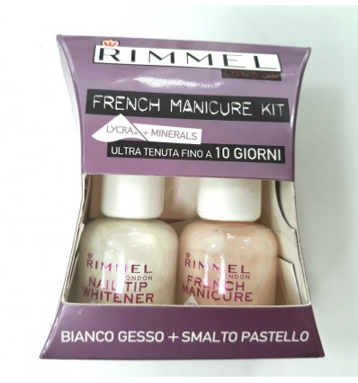 RIMMEL FRENCH MANICURE KIT 442 FRENCH ROSE 2 X 8 ML