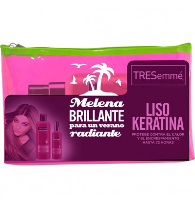 TRESEMME LISO KERATINA CHAMPÚ 500 ML + PROTECTOR CALOR 200 ML