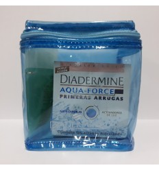 DIADERMINE AQUA-FORCE PRIMERAS ARRUGAS CREMA 50ML + GEL LIMPIADOR HIDRATATE 40ML COMBATE LAS ARRUGAS HIDRATANDOLAS