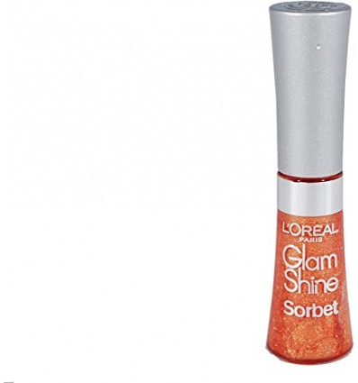 LOREAL GLAM SHINE SORBET GLOSS 55 MANDARIN SORBET 6 ML