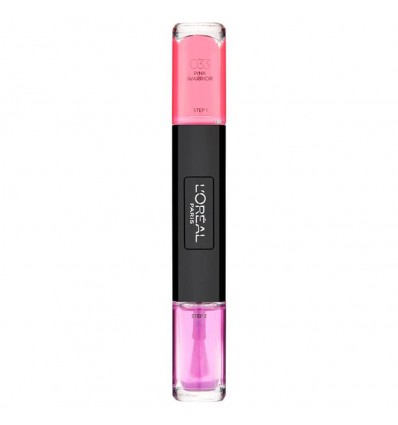 LOREAL INFALIBLE DUO ESMALTES 033 PINK WARRIOR 2 X 5 ML