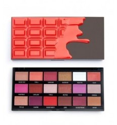 REVOLUTION I Heart Chocolate BLOOD Paleta 18 sombras de ojos 18 g