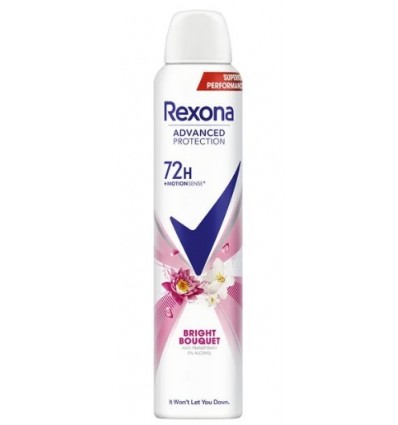 REXONA BRIGTH BOUQUET DEO SPRAY 72H 200 ML