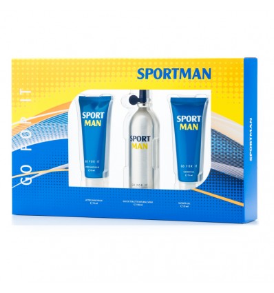 SPORTMAN EDT 150 ML SPRAY + GEL 75 ML + AFTER SHAVE 75 ML