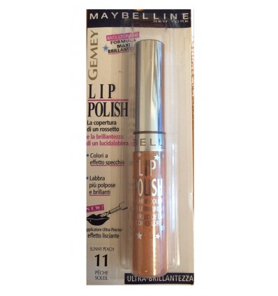 MAYBELLINE LIP POLISH BRILLO LABIAL 11 SUNNY PEACH / PECHE SOLEIL 7.5 ml