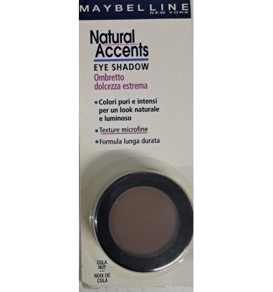 MAYBELLINE NATURAL ACCENTS SOMBRA OJOS COLA NUT / NOIX DE COLA