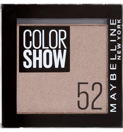 MAYBELLINE COLOR SHOW SOMBRA DE OJOS MONO 52 FANCY TAUPE