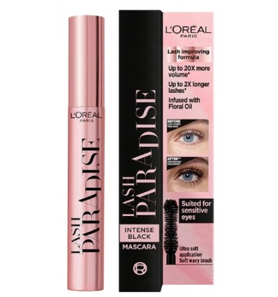 LOREAL LASH PARADISE INTENSE BLACK MÁSCARA DE PESTAÑAS 6.4 ml