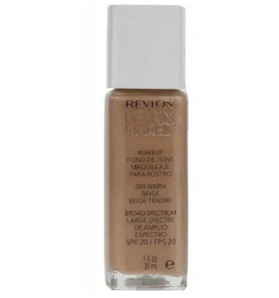 REVLON NEARLY NAKED MAQUILLAJE SPF 20 200 WARM BEIGE / BEIGE TENDRE30 ml