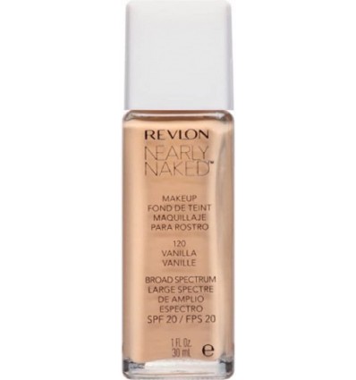 REVLON NEARLY NAKED MAQUILLAJE SPF 20 120 VANILLA / VANILLE 30 ml