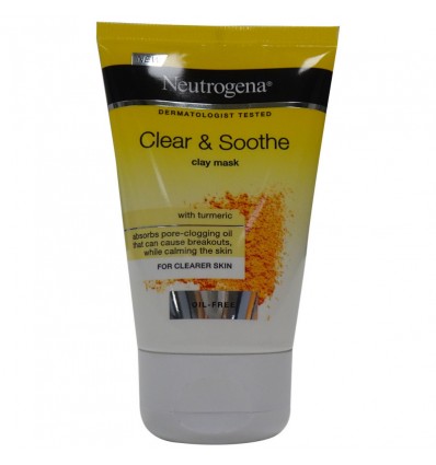 NEUTROGENA CLEAR & SOOTHE CLAY MASK OIL FREE 50 ml