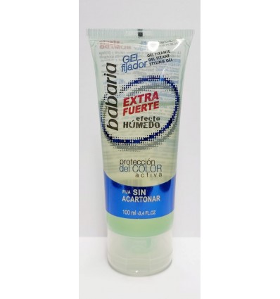 BABARIA GEL FIJADOR EXTRA FUERTE 100 ml EFCTO HUMEDO