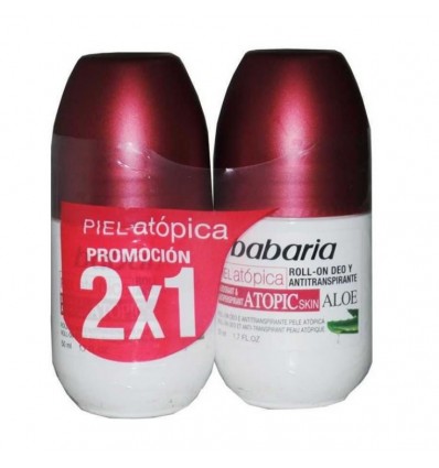 BABARIA PIEL ATÓPICA DEO ROLLON 2 X50 ml