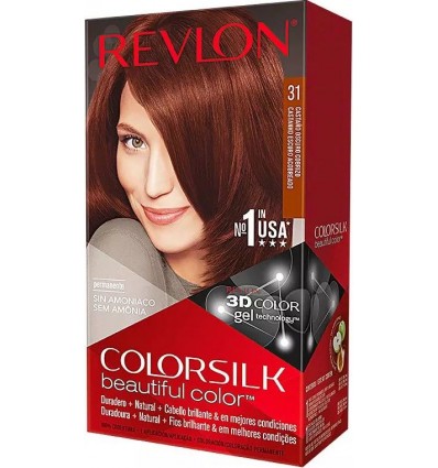 REVLON COLORSILK TINTE SIN AMONIACO 31 CASTAÑO OSCURO COBRIZO