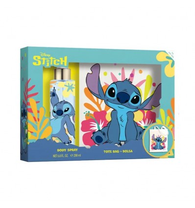 DISNEY STICH BODY SPRAY 200 ml + BOLSO