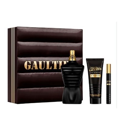 JEAN PAUL GAULTIER LE MALE INTENSE EDP 125 ml SPRAY MEN + EDP 10 ml SPRAY + GEL 75 ml