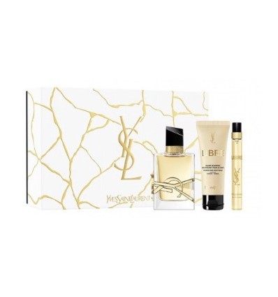 YVES SAINT LAURENT LIBRE EAU DE PARFUM 50 ml SPRAY + EDP 10 ml SPRAY + BODY BALM 50 ml