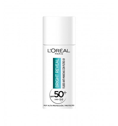 LOREAL BRIGHT REVEAL FLUIDO ANTIMANCHAS CON FILTRO UV SPF 50 50 ml