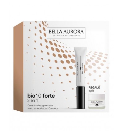 BELLA AURORA BIO 10 FORTE 3EN1 SPF 50 CORRECTOR DESPIGMENTANTE 10 ml + CONTORNO DE OJOS 15 ml