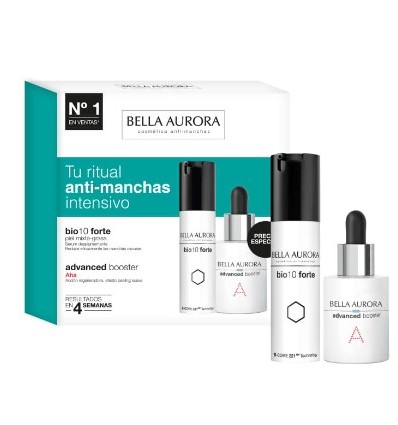 BELLA AURORA BIO 10 FORTE SERUM PIEL MIXTA-GRASA 30 ml + ADVANCED BOOSTER AHa 30 ml