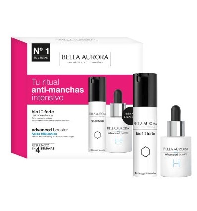 BELLA AURORA BIO 10 FORTE SERUM P NORMAL-SECA 30 ml + ADVANCED BOOSTER ÁCIDO HIALURÓNICO 30 ml