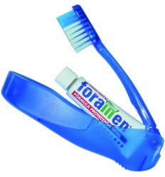 FORAMEN TRAVEL CEPILLO DENTAL PLEGABLE + DENTÍFRICO