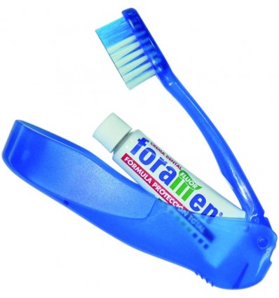 FORAMEN TRAVEL CEPILLO DENTAL PLEGABLE + DENTÍFRICO