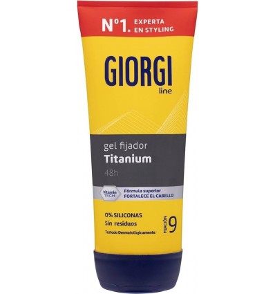 GIORGI GEL FIJADOR TITANIUM FIJACIÓN 9 170 ml