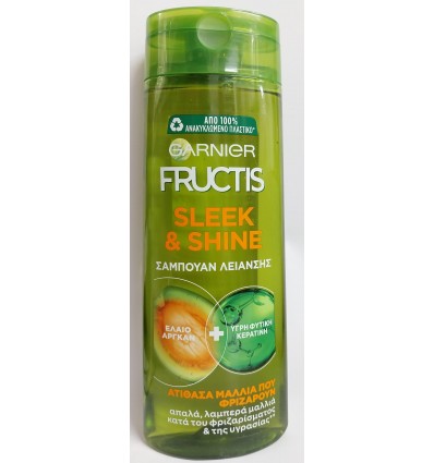 FRUCTIS SLEEK & SHINE CHAMPÚ 400 ml