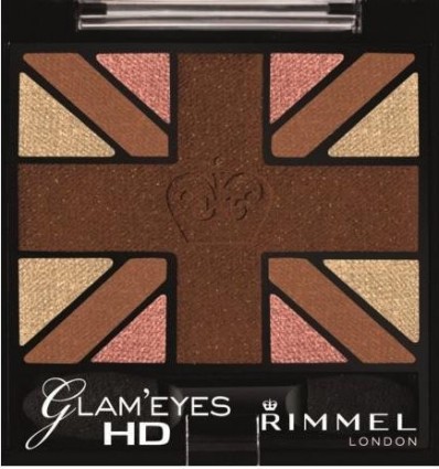 RIMMEL GLAM EYES HD QUAD SOMBRAS DE OJOS 002 ENGLISH OAK 2.5 g