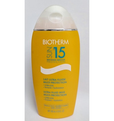 BIOTHERM SUN ULTRA FLUID MILK MULTI PROTECTION SPF 15 200 ml