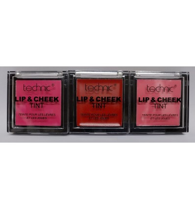 3 unidades TECHNIC LIP & CHEEK TINT 3,5 g LABIOS Y MEJILLAS Ref. 25609