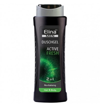 ELINA ACTIVE FRESH GEL DE DUCHA 2 EN 1 CUERPO Y CABELLO 300 ml