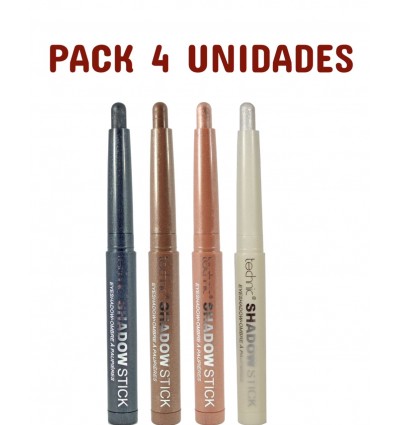 TECHNIC SOMBRA DE OJOS EN STICK SET 4 colores distintos Ref. 27529