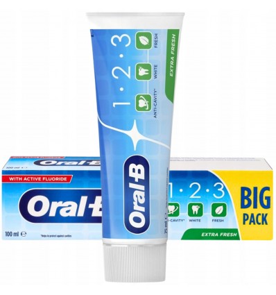 ORAL B 1.2.3 EXTRA FRESH DENTÍFRICO 100 ml