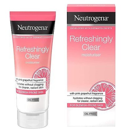 NEUTRIGENA REFRESHINGLY CLEAR CREMA FACIAL OIL FREE 50 ml