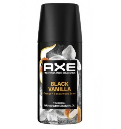 AXE BLACK VANILLA DEO SPRAY 72H FRESH 35 ml