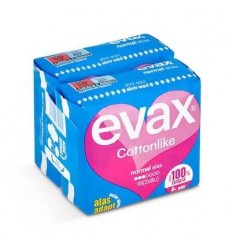 EVAX COTTONLIKE COMPRESA NORMAL ALAS 16 unidades