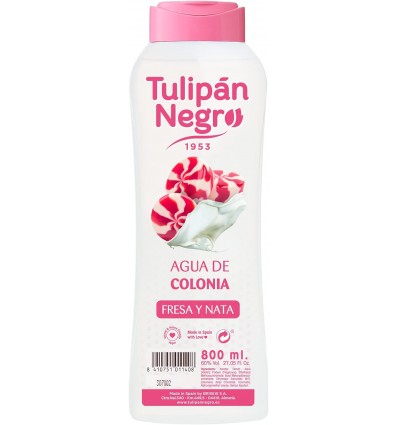 TULIPÁN NEGRO FRESA & NATA AGUA DE COLONIA 800 ml