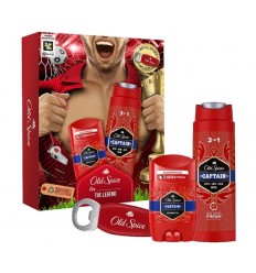 OLD SPICE CAPTAIN DEO STICK 50 ml + GEL & CHAMPÚ 250 ml + ABRIDOR DE BOTELLAS