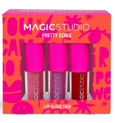 MAGIC STUDIO PRETTY GIRLS LIP GLOSS TRIO Ref. 68080