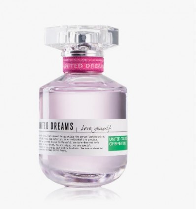 BENETTON UNITED DREAMS LOVE YOURSELF EDT 80 ML SPRAY FOR HER SIN CAJA