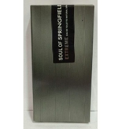 SOUL OF SPRINGFIELD EXTREM MEN EDT 100 ml NATURAL SPRAY (caja negra)