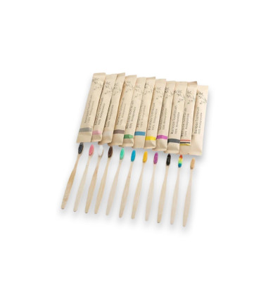 BAMBOO CEPILLOS DENTALES BIODEGRADABLES 10 unidades