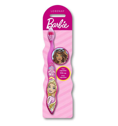 BARBIE CEPILLO DENTAL CON CAPUCHÓN