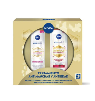 NIVEA CELLULAR LUMINOUS 630 PACK CREMA DÍA SPF 50 + SÉRUM