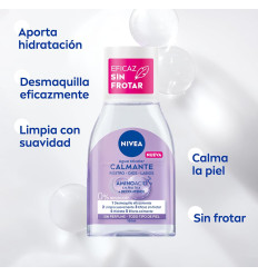 NIVEA AGUA MICELAR CALMANTE 0 % RESIDUOS 100 ml