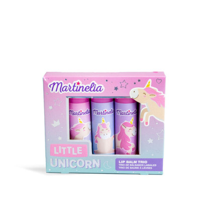 MARTINELIA LITTLE UNICORN LIP BALM TRIO R 12086