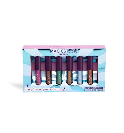 MAGIC STUDIO NEW RULES LIQUID EYESHADOWS SET R 68075