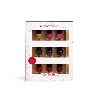 MAGIC STUDIO COLORFUL COMPLETE NAIL POLISH SET R 26108